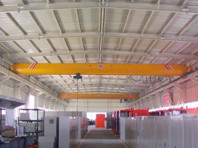Điện đơn dầm cầu trên không cần cẩu với phụ tùng tốt nhất