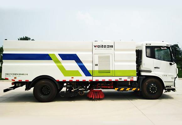 Xe quét đường phố và giặt giũ